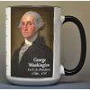 US President George Washington history mug.