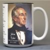U.S. President John Tyler history mug.