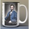 Abraham Lincoln, US President biographical history mug.