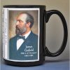 James Garfield, 20th US President biographical history mug.