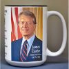 Jimmy Carter, US President biographical history mug.