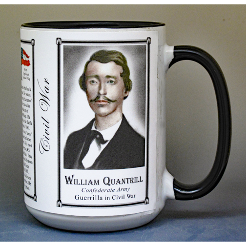 William Quantrill, US Civil War history mug.