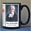 Mary Bickerdyke, Civil War Union nurse biographical history mug.
