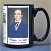 William Lloyd Garrison, Civil War Union abolitionist biographical history mug.