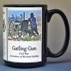 Gatling Gun, US Civil War history mug.