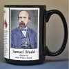 Samuel Mudd, Civil War doctor to John Wilkes Booth biographical history mug.
