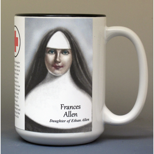 Fanny Allen, Vermont history biographical mug.
