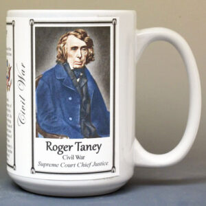Roger Taney Civil War Union civilian biographical history mug.
