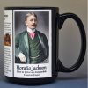 Horatio Jackson, first person to drive across the U.S.A., biographical history mug.
