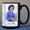Casey Tibbs, pro-rodeo biographical history mug.