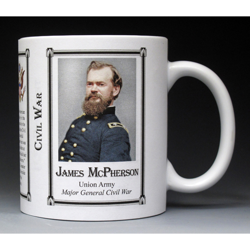 James McPherson Civil War Union Army history mug.