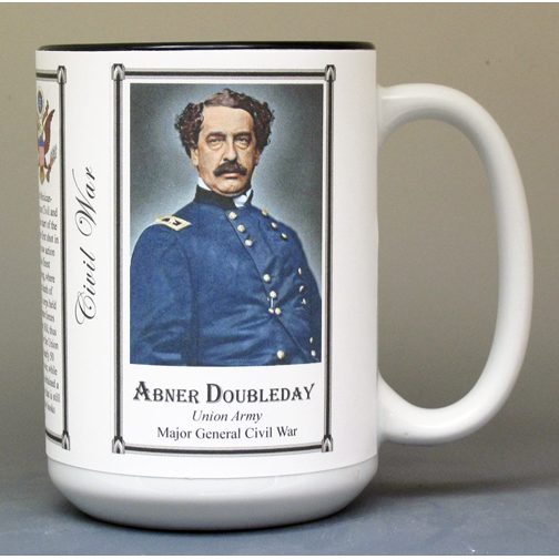 Abner Doubleday, Civil War biographical history mug.