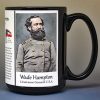 Wade Hampton, US Civil War biographical history mug.