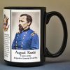 August Kautz, Union Army, US Civil War biographical history mug.