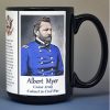 Albert Myer, Union Army, US Civil War biographical history mug.