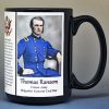 Thomas Ransom, Union Army, US Civil War biographical history mug.