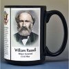 William Russell, Union Army, US Civil War biographical history mug.