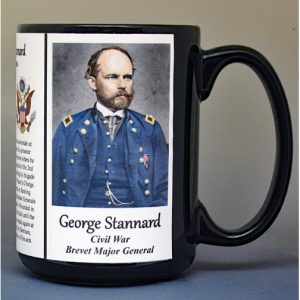 George Stannard, Civil War biographical history mug.