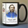 Edward Wild, Brigadier General Union Army, US Civil War biographical history mug.