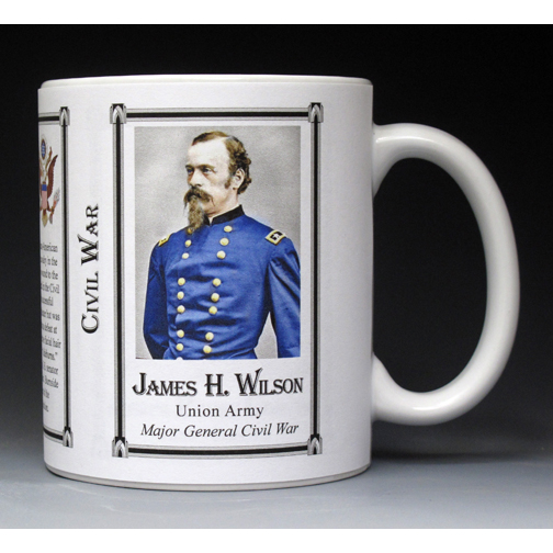 James H. Wilson Civil War Union Army history mug.