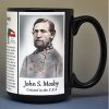 John Mosby, Confederate Army, US Civil War biographical history mug.