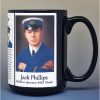 Jack Phillips, senior wireless operator on The Titanic biographical history mug.