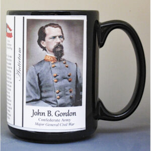 John B. Gordon, Battle of Antietam biographical history mug.