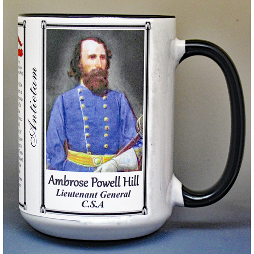 A.P. Hill, Battle of Antietam biographical history mug.