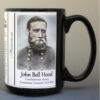 John Bell Hood, US Civil War, Battle of Antietam history mug.