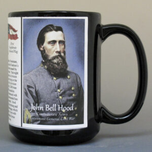 John Bell Hood, US Civil War, Battle of Antietam history mug.