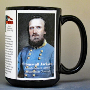 Thomas Stonewall Jackson, Antietam biographical history mug.