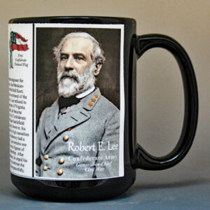 Robert E. Lee, Gettysburg biographical history mug.