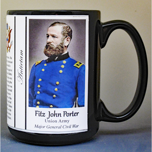 Fitz John Porter, Antietam biographical history mug.