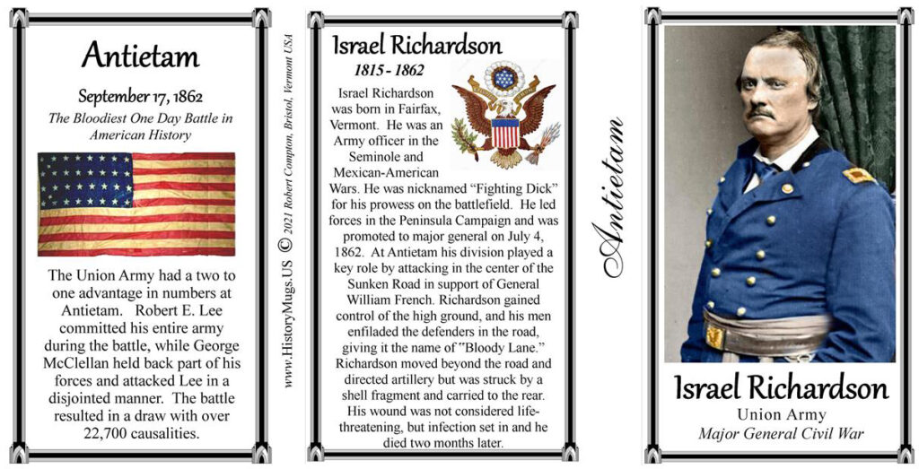 Richardson, Israel - Antietam - HistoryMugs.us