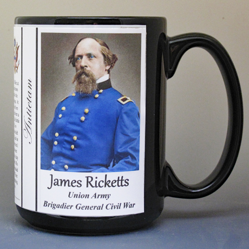 James Ricketts, Antietam biographical history mug.