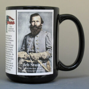 Jeb Stuart, Gettysburg biographical history mug.