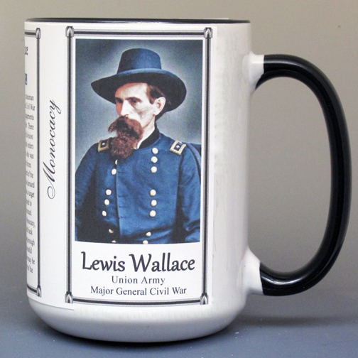 Lewis Wallace, Battle of Monocacy biographical history mug.