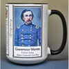 Gouverneur Warren, Battle of Gettysburg biographical history mug.