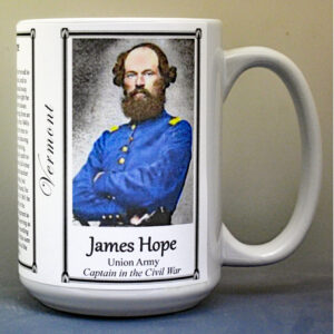 James Hope, Vermont biographical history mug.
