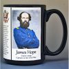 James Hope, Union Army, US Civil War biographical history mug.