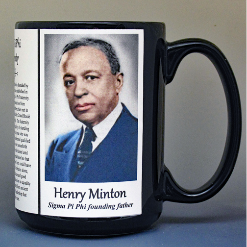 Henry Minton, Sigma Pi Phi Fraternity biographical history mug.