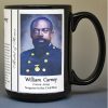 William Carney, Civil War Medal of Honor recipient biographical history mug.