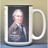 John Dickinson, US Constitution signatory biographical history mug.