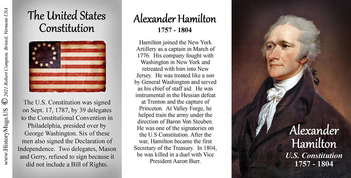 Hamilton Alexander United States Constitution