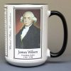 James Wilson, US Constitution signatory biographical history mug.