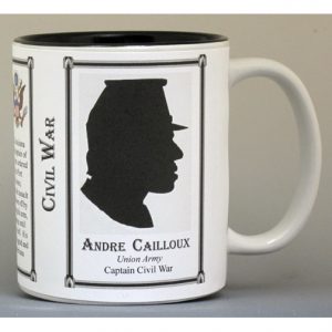 Andre Cailloux, Civil War Union Army history mug.