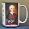Charles Carroll, Declaration of Independence signatory biographical history mug.