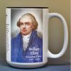 William Ellery, Declaration of Independence signatory biographical history mug.