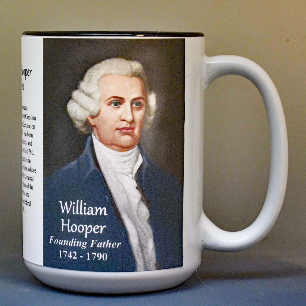 Hooper, William - Declaration of Independence - HistoryMugs.us