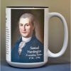 Samuel Huntington, Declaration of Independence signatory biographical history mug.